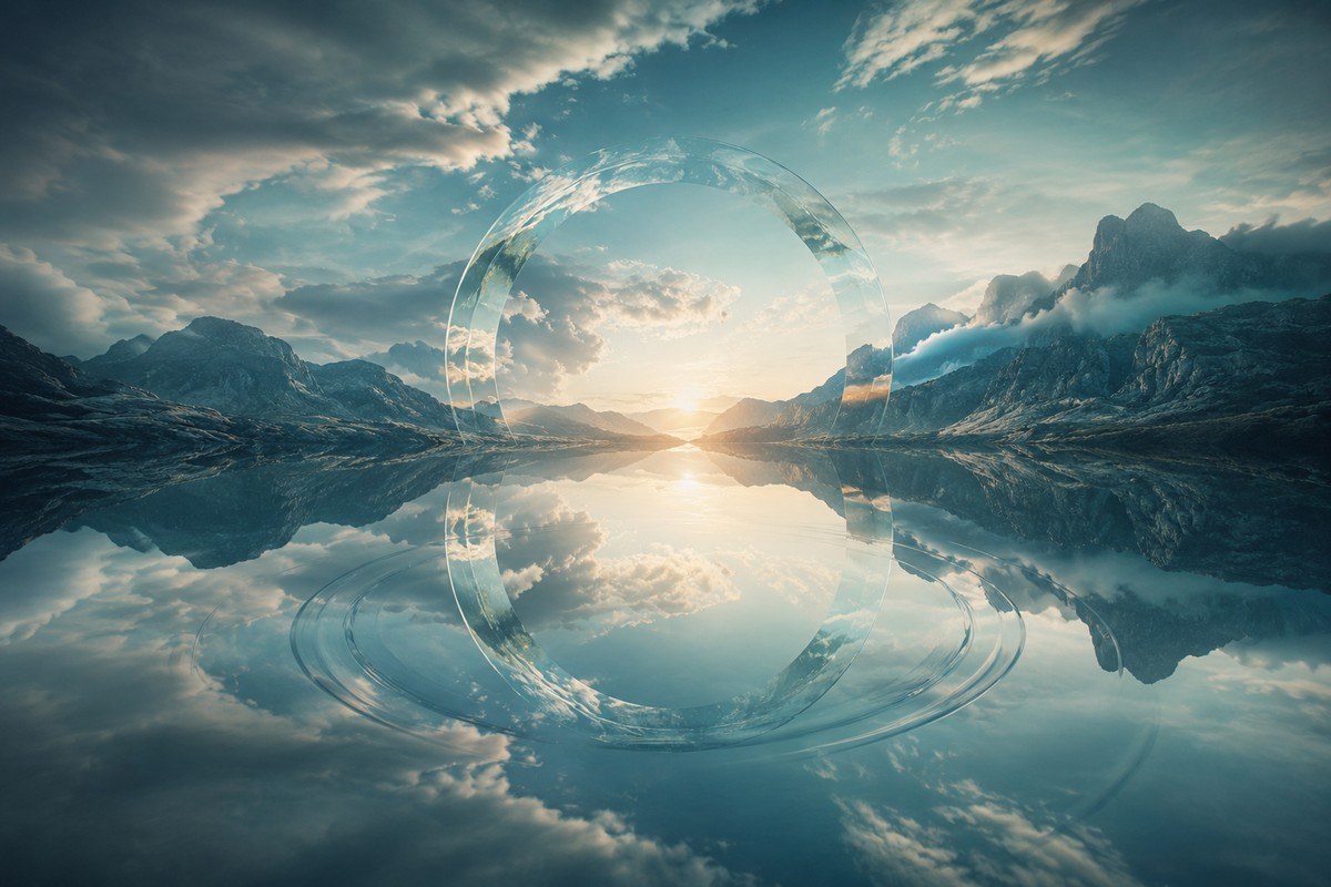 Transparent artwork